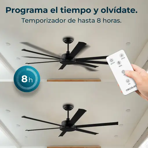 Ventiladores techo Negro CECOTEC