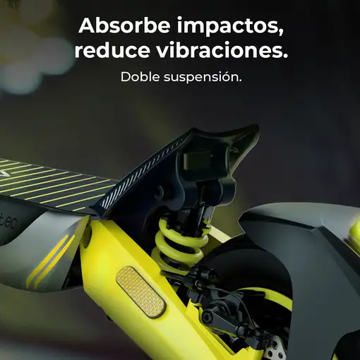 Cecotec Bongo V55 Negro, Amarillo 12,5 Ah