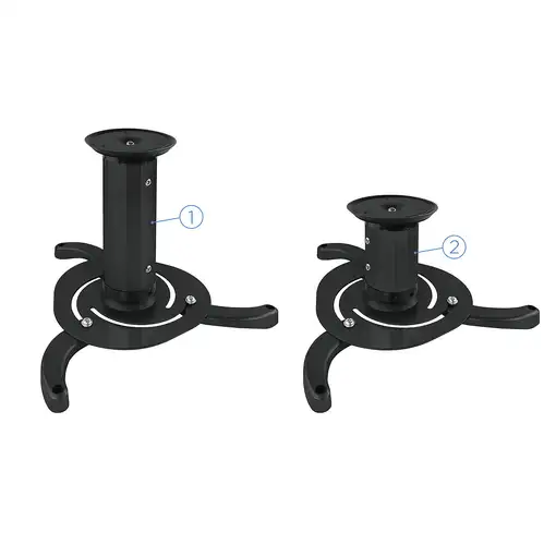 TooQ SOPORTE UNIVERSAL DE TECHO GIRATORIO 360º PARA PROYECTOR NEGRO