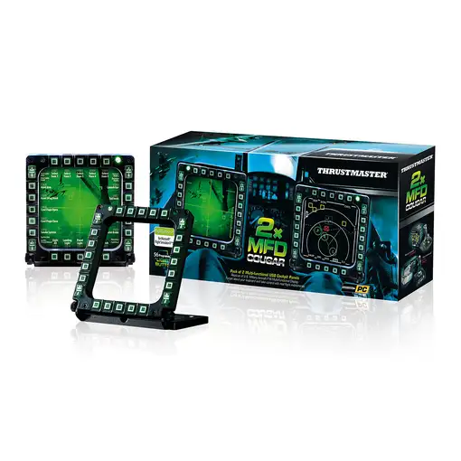 Thrustmaster MFD Cougar Pack Negro USB Palanca de mando PC