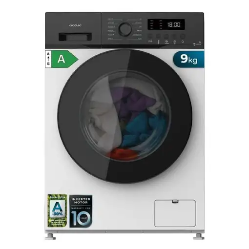 Lavadora carga frontal 9 kg 1400 RPM Blanco A01_EU01_117900 CECOTEC
