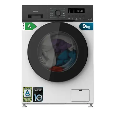 Lavadora carga frontal 9 kg 1400 RPM Blanco A01_EU01_117900 CECOTEC