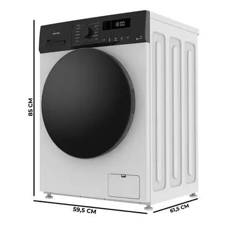 Lavadora carga frontal 9 kg 1400 RPM Blanco A01_EU01_117900 CECOTEC