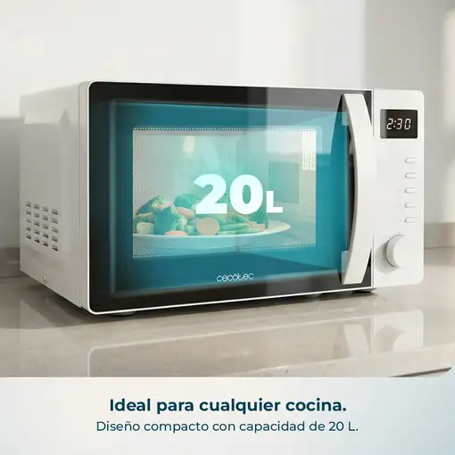 Cecotec Proclean 5105 Blanco Microondas combinado Encimera 20 L