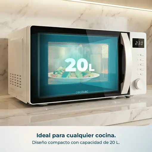 Cecotec Proclean 5005 Blanco Solo microondas Encimera 20 L 700 W