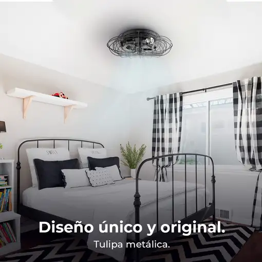 Ventiladores techo Negro CECOTEC