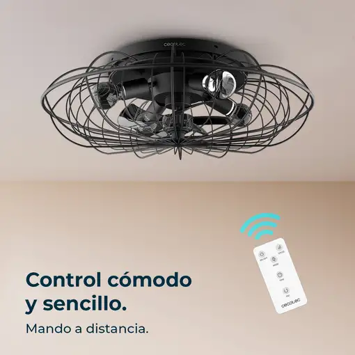 Ventiladores techo Negro CECOTEC