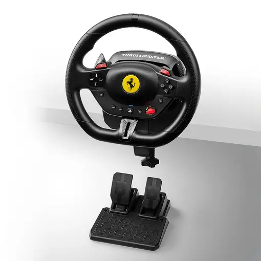 Thrustmaster T98-P FERRARI 296 GTB Negro USB Volante + Pedales PC