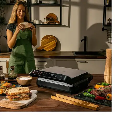 Cecotec Rock'nGrill 2000 Smash PerfectCook parrilla eléctrica de contacto