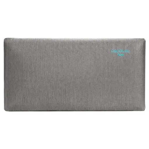 Almohada viscoélastica 90 cm, gris, Flow Satisfaction CECOTEC