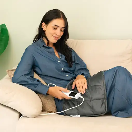 Almohadilla eléctrica 110 W, 30x60cm, HeatConfort 4000 ThermalPad Weighted CECOTEC