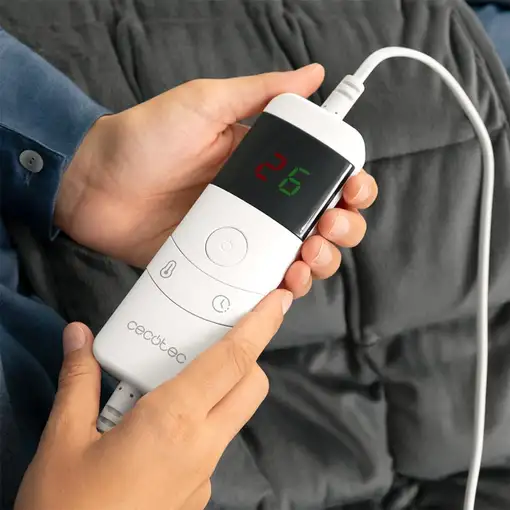 Almohadilla eléctrica 110 W, 30x60cm, HeatConfort 4000 ThermalPad Weighted CECOTEC