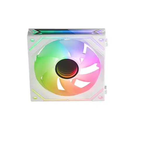 Mars Gaming MF-LINKFINITY Blanco, Ventilador Modular PWM 120mm, Sistema de Conexió