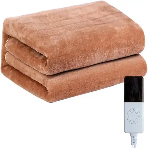 Manta Eléctrica de Franela con Doble Control Inteligente (180 x 200 cm).