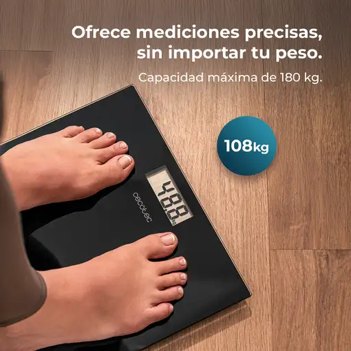 Cecotec Surface Precision Plaza Negro Báscula personal electrónica