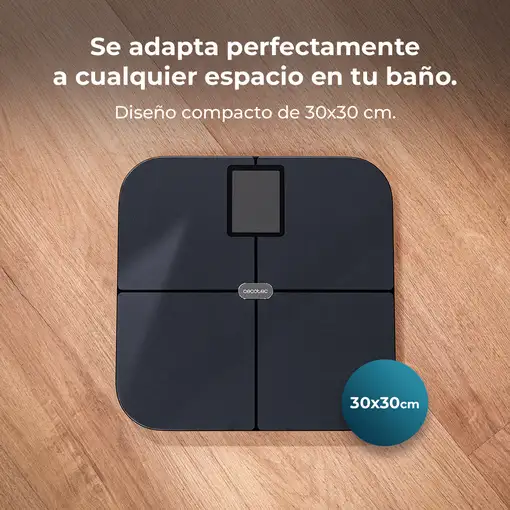 Cecotec Surface Precision HealthySmart Plaza Negro Báscula personal electrónica