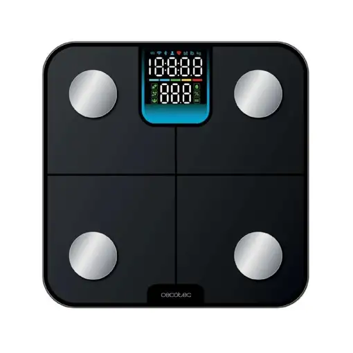 Cecotec Surface Precision HealthySmart Plaza Negro Báscula personal electrónica