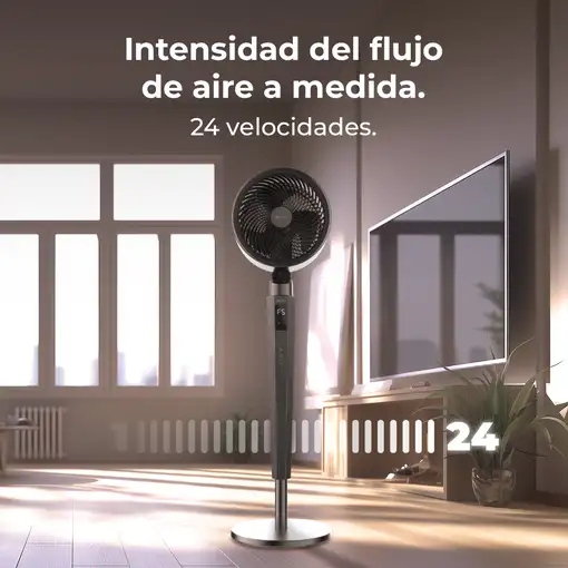 Ventiladores pie/suelo Negro CECOTEC