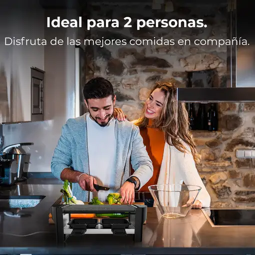 Cecotec Cheese&Grill 3200 Pocket AllStone parrilla de interior 2 personas(s) 320 W