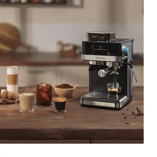 Cafeteras express Semi-automática Negro 1.7 L 2 cups A01_EU01_108984 CECOTEC