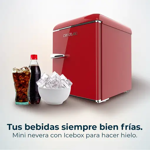 Cecotec Bolero CoolMarket TT Origin frigorífico Independiente 45 L Rojo