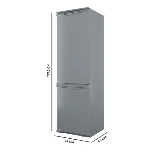 Cecotec Frigorífico combi integrable Bolero CoolMarket Combi BI-D MC 232 GREY E