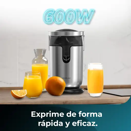 Cecotec Exprimidor eléctrico de brazo Exprimidor eléctrico Xqueeze Bullet Pro