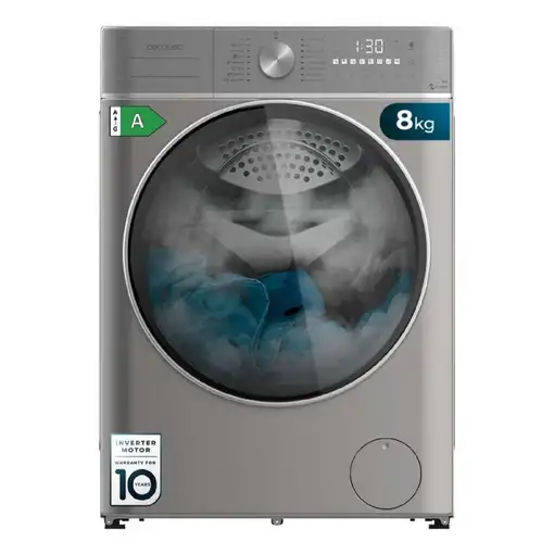 Lavadora-secadoras 5 / 8 kg 1400 rpm Acero inoxidable A01_EU01_002771 CECOTEC