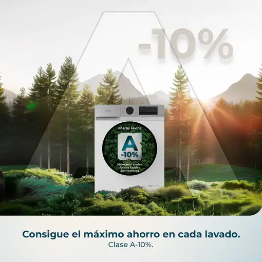 Lavadora carga frontal 9 kg 1400 RPM Blanco A01_EU01_116098 CECOTEC