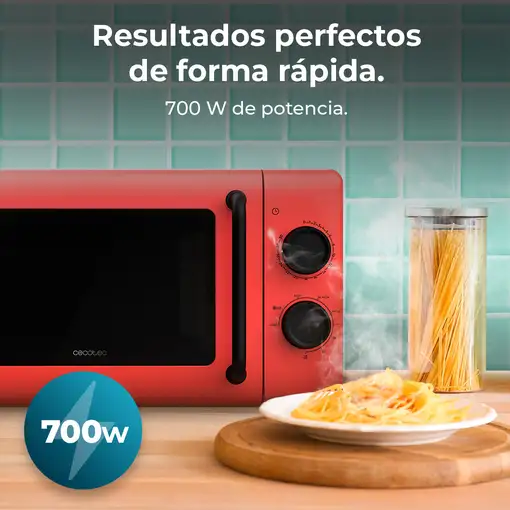 Cecotec Proclean 3110 Red Rojo Solo microondas Encimera 20 L 700 W
