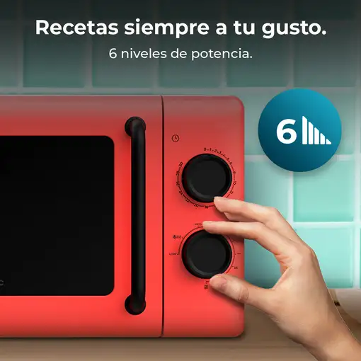 Cecotec Proclean 3110 Red Rojo Solo microondas Encimera 20 L 700 W