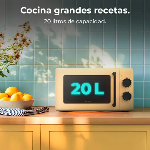 Cecotec Proclean 3110 Yellow Amarillo Solo microondas Encimera 20 L 700 W