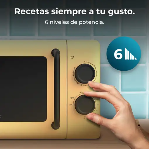 Cecotec Proclean 3110 Yellow Amarillo Solo microondas Encimera 20 L 700 W