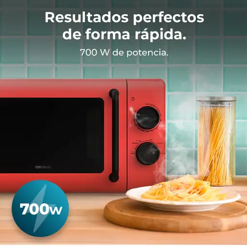 Cecotec Proclean 3010 Red Rojo Solo microondas Encimera 20 L 700 W