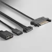 Mars Gaming MF-3DKIT Negro, Kit 3 Ventiladores ARGB 360° 12cm, Espejo Infinito 3D,