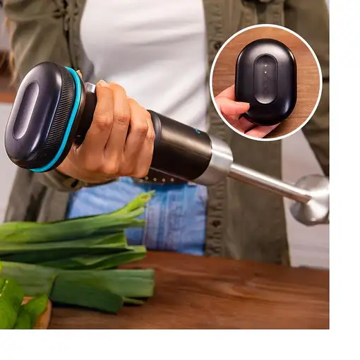 Cecotec BlendGo Hand Batidora de inmersión 180 W Negro, Acero inoxidable