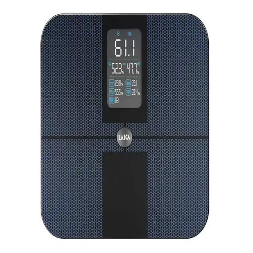 Báscula inteligente LAICA PS7025L - Superficie ITO, Bluetooth, App Home Wellness