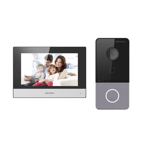 Hikvision DS-KIS603-P(B) sistema de intercomunicación de video 2 MP 17,8 cm (7")