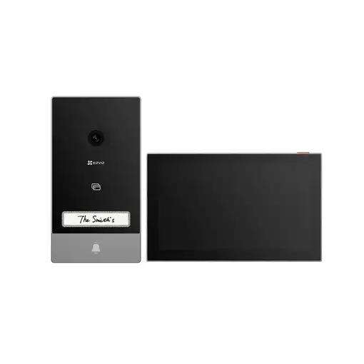 EZVIZ HP7 sistema de intercomunicación de video 17,8 cm (7") Negro, Plata