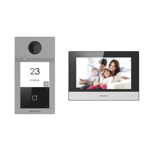 Hikvision DS-KIS604-S(C) sistema de intercomunicación de video 2 MP 17,8 cm (7")
