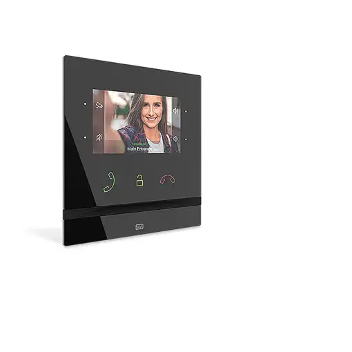 2N Indoor Compact sistema de intercomunicación de video 10,9 cm (4.3") Negro