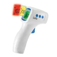 Termómetro infrarrojos LAICA TH1003W - Frente y ambiente, 3 colores, Blanco/Azul