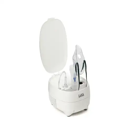 Nebulizador a pistón LAICA NE2015W - Almacenaje integrado, Blanco