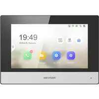 Hikvision DS-KH6320-WTE2 sistema de intercomunicación de video 17,8 cm (7") Negro,
