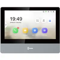 Hikvision DS-KH8350-WTE1 sistema de intercomunicación de video 17,8 cm (7") Negro