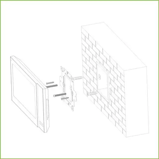 Dahua Technology VTH2421FB sistema de intercomunicación de video 17,8 cm (7'')