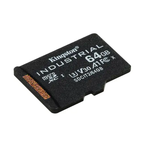 Kingston Technology Tarjeta 64GB microSDXC Industrial C10 A1 pSLC paquete individu