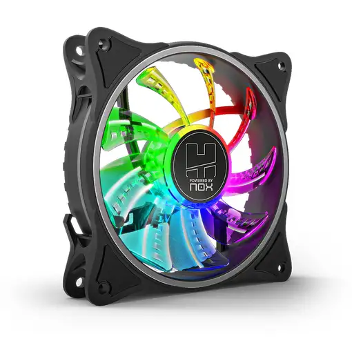 NOX A-Fan Carcasa del ordenador Ventilador 12 cm Negro 1 pieza(s)