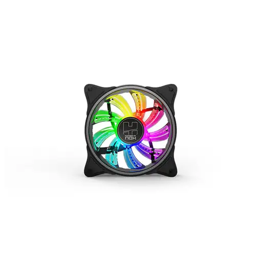 NOX A-Fan Carcasa del ordenador Ventilador 12 cm Negro 1 pieza(s)