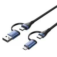 Vention CTLLF cable USB USB 2.0 1 m USB A/USB C USB C/Micro-USB B 0,48 Gbit/s 100